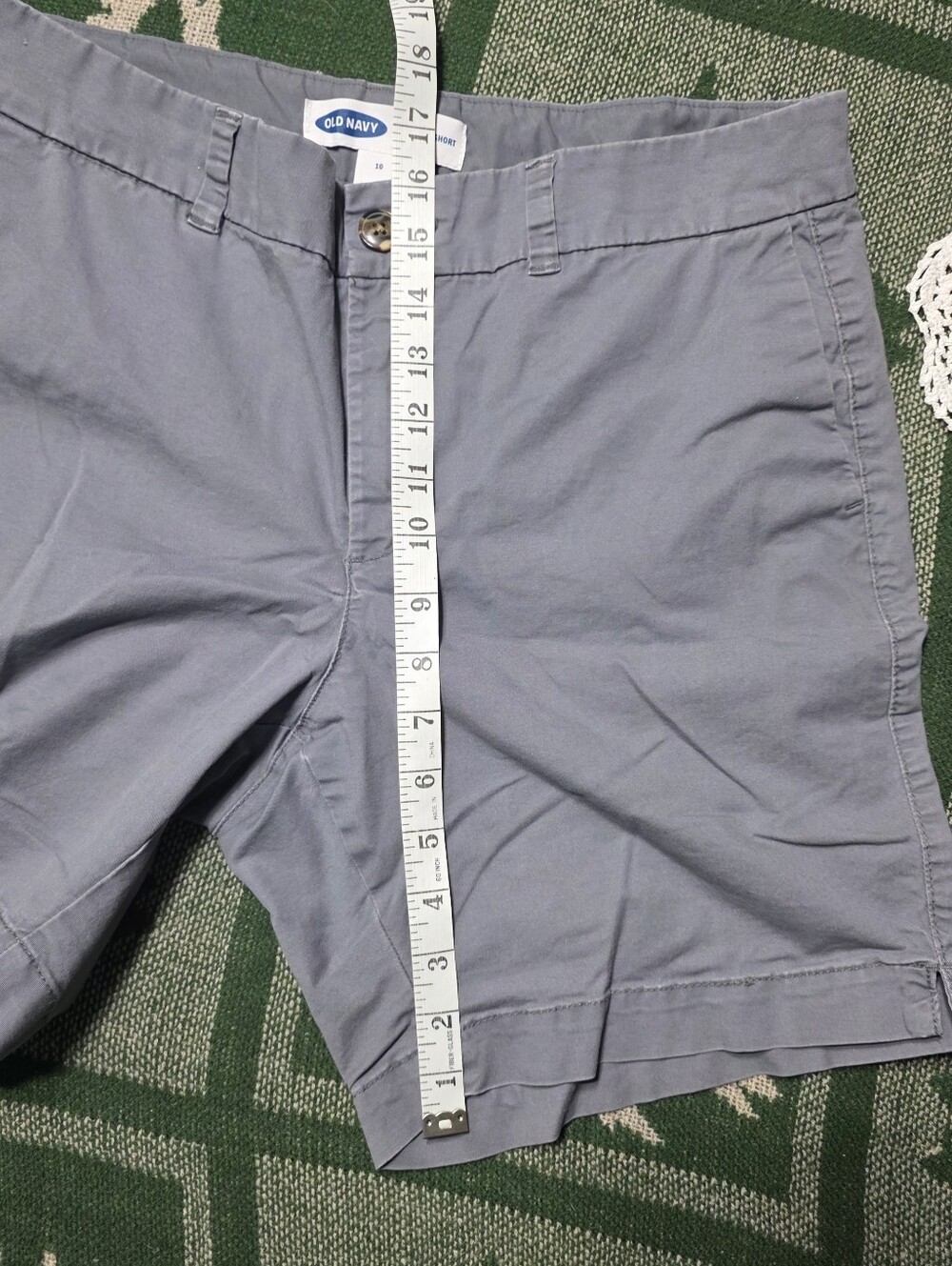 Old Navy Gray Shorts Everyday Short Casual Summer Style Chinos Women's Size 10 - Picture 2 of 8